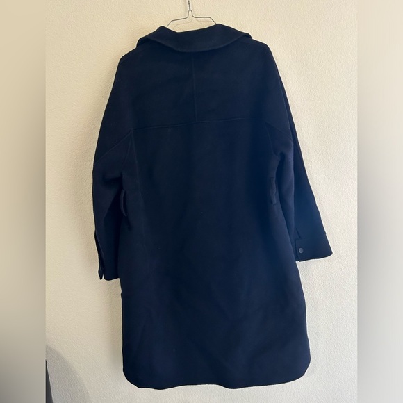 CC collect Wool Cashmere Blend Women’s Blazer Navy Lined Button Winter Sz 10-12 - Picture 2 of 8